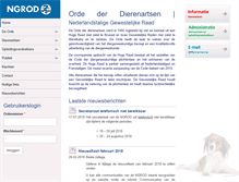Tablet Screenshot of ordederdierenartsen.be